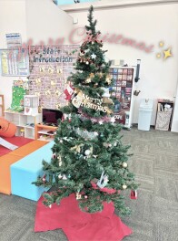 季節を感じるショールーム♪店内にクリスマスツリーを飾りました！